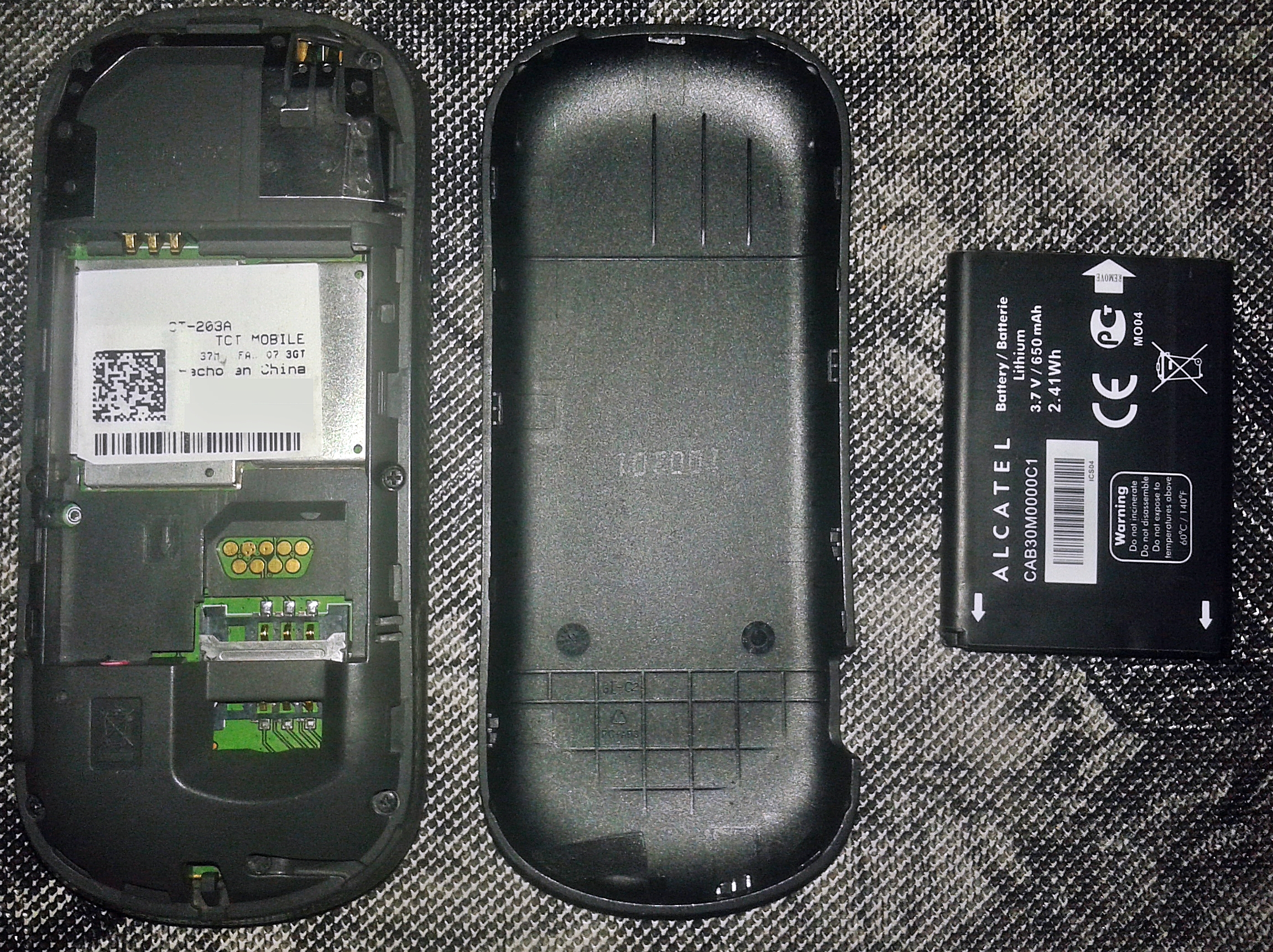 alcatel OT-203 Resim 5