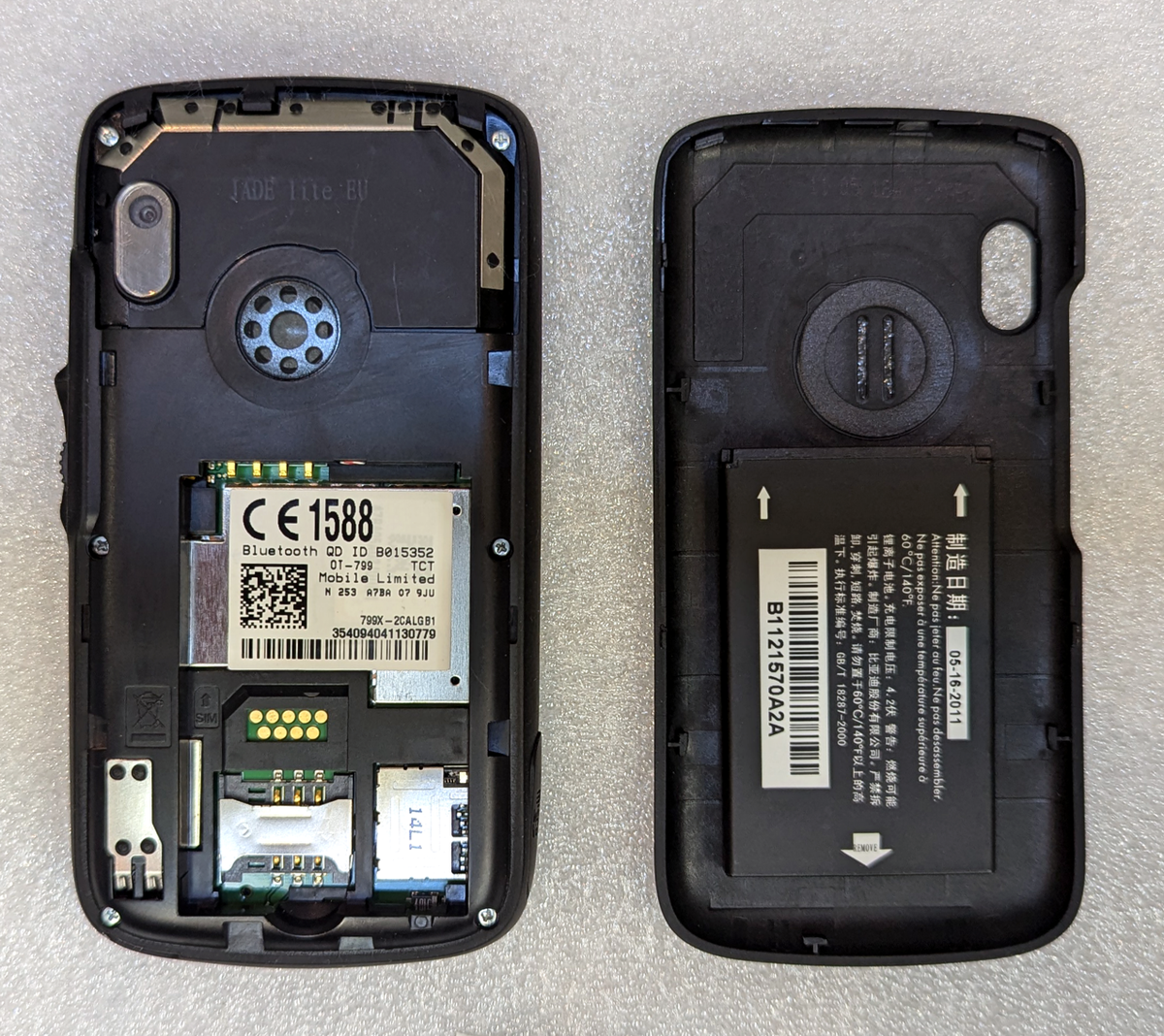 alcatel OT-799 Play Resim 3