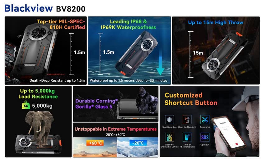 Blackview BV8200 Resim 5