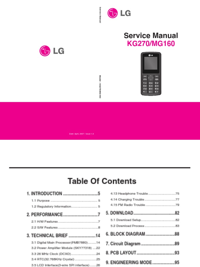 LG MG160 Resim 4