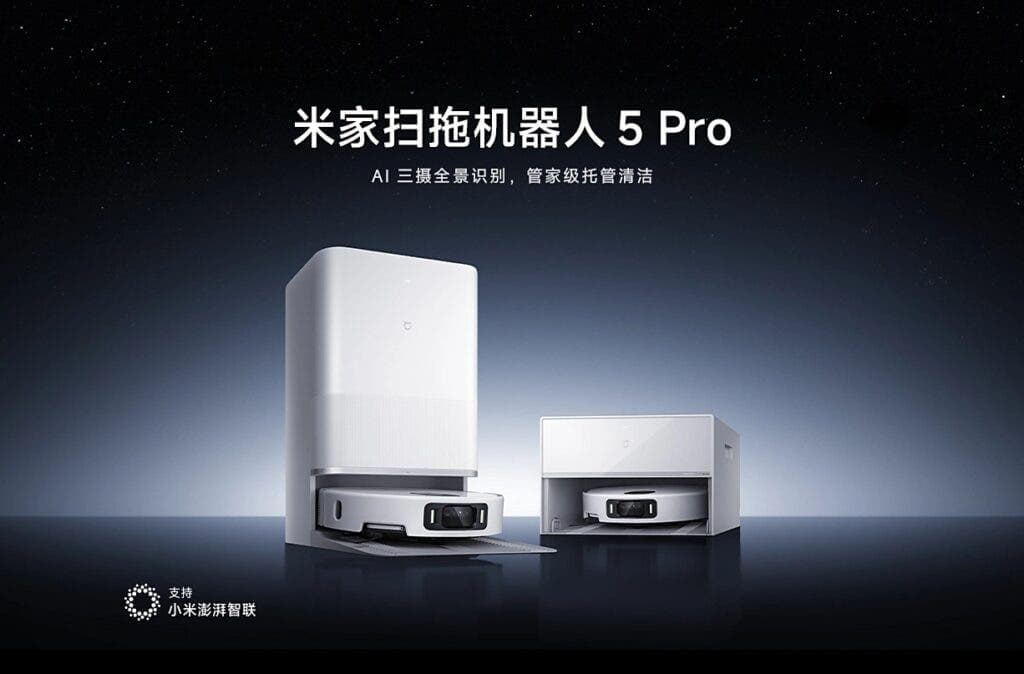 Xiaomi Mijia Robot Vacuum 5 Pro: 23.000Pa Güç ve Yapay Zeka Temizliği 1