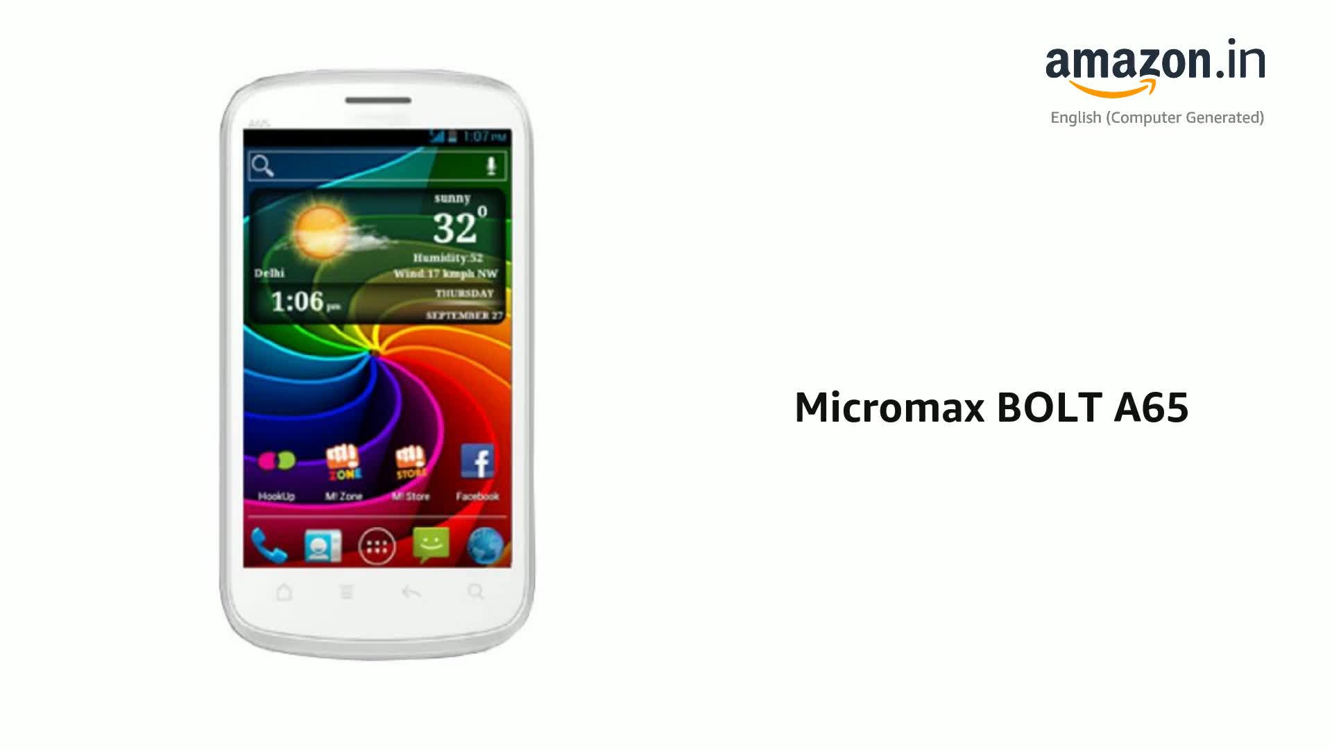 Micromax A65 Bolt