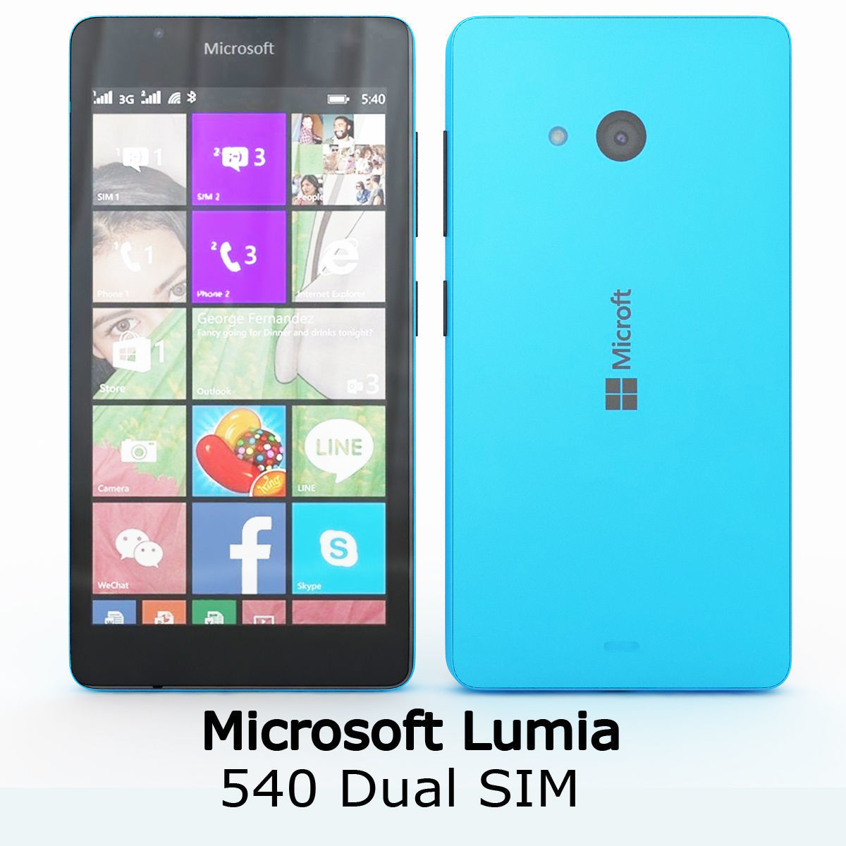 Microsoft Lumia 540 Dual SIM Resim 3