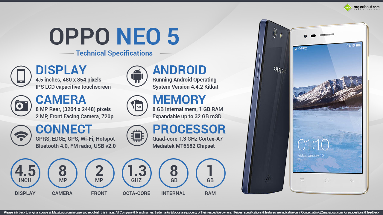 Oppo Neo 5 (2015) Resim 3