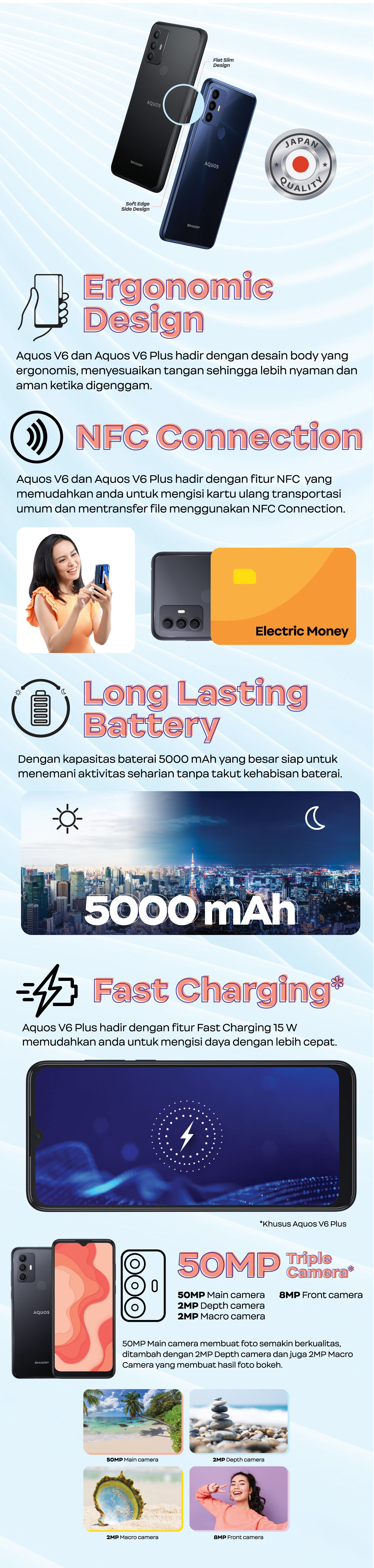 Sharp Aquos V6 Plus Resim 4