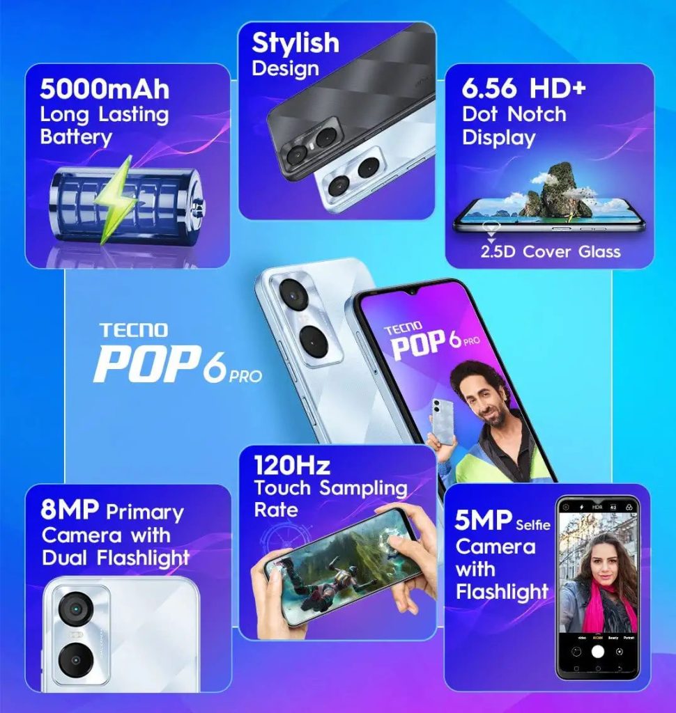 Tecno Pop 6 Pro Resim 5