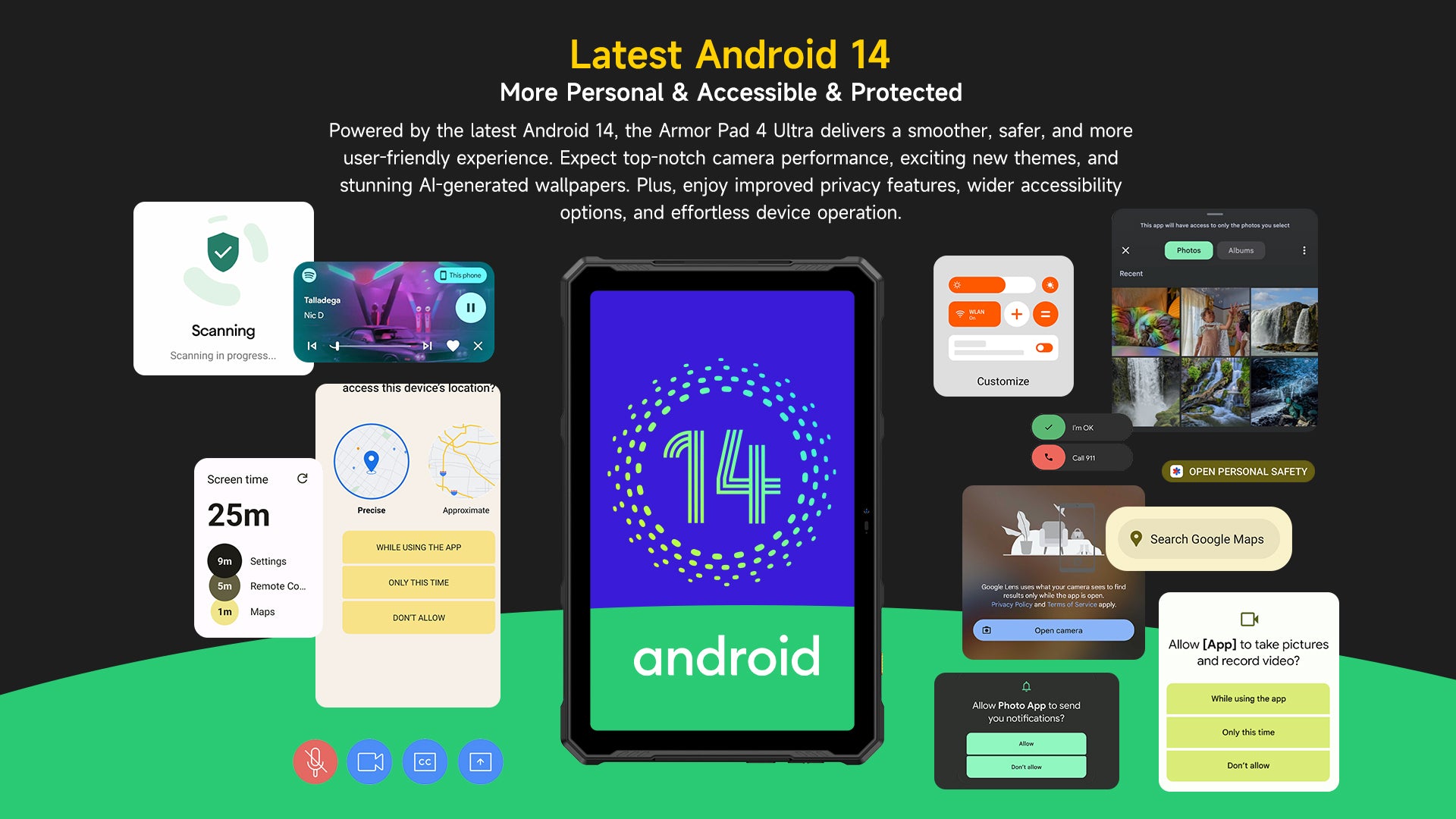 Ulefone Armor Pad 4 Ultra Thermal Resim 4