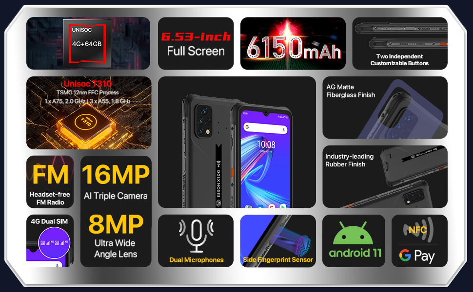 Umidigi Bison X10G Resim 4