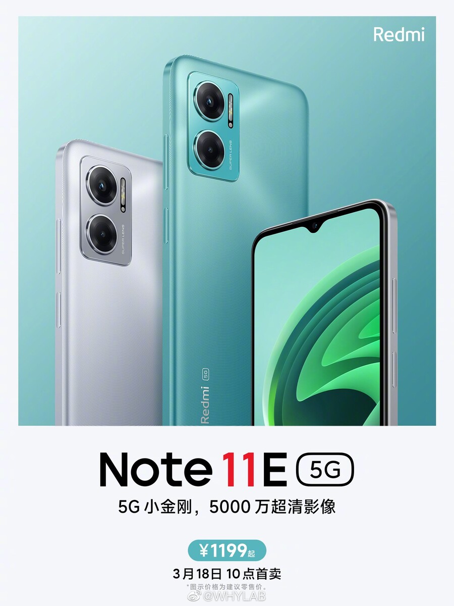 Xiaomi Redmi Note 11E Resim 5